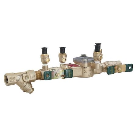 Watts Backflow Preventer, Size 1/2", 175 psi 1/2 LF007-QT-S