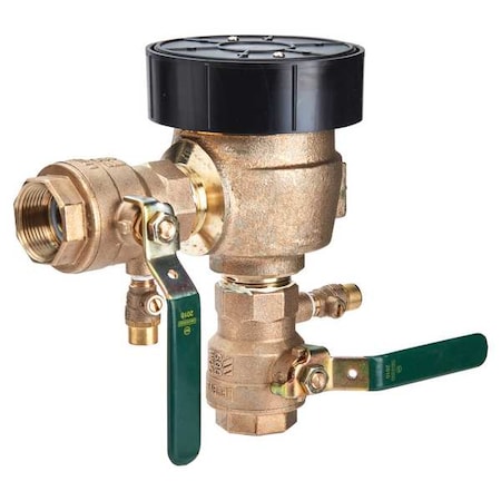 Watts Backflow Preventer, Size 1 1/4", 150 psi 1 1/4 LF800M4-FR