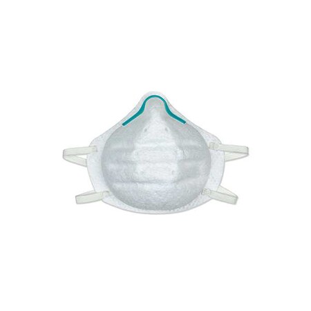 North Disposable Respirators, N95, Molded, Dual, Non-Adjustable, Metal Nose Clip, Universal DC365N95HC