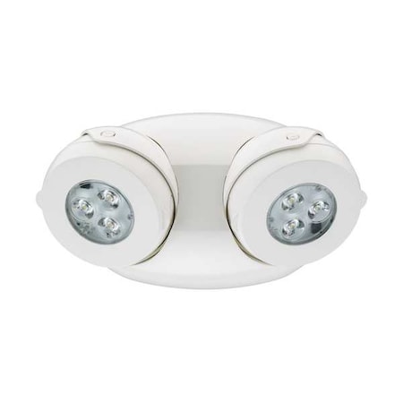 Lithonia Lighting Emergency Light Head, LED, 5 W, 2 Lamps ELMRE SP1100L T M12