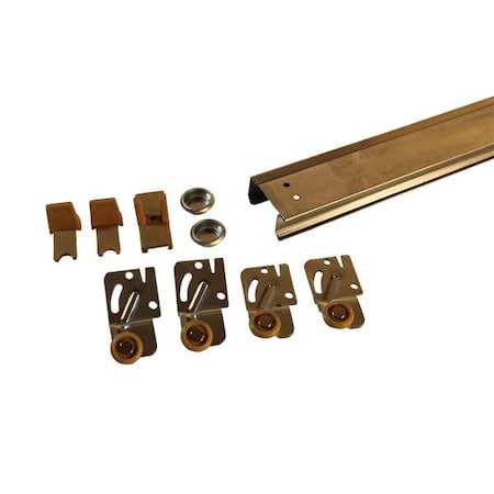Zoro Select Track and Hanger Kit, Top, 59 in L 7060U