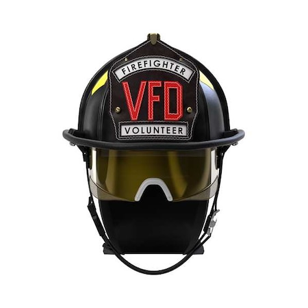 Bullard UST Lightweight Traditional Helmet, Lightweight Fiberglass Composite, 6 Point Sure Lock(R) Ratchet UL6BKR350R742