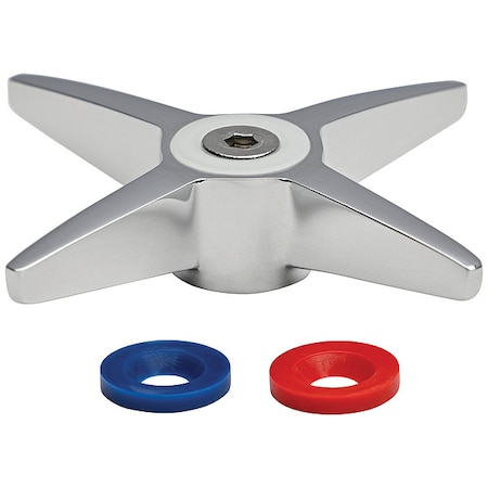 Chicago Faucet Handle Kit, 3", Chrome 633-JKCP