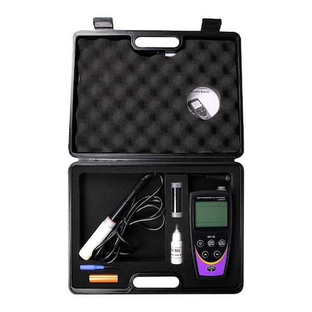 Oakton Dissolved Oxygen Meter, LCD, AA Batteries 3564305