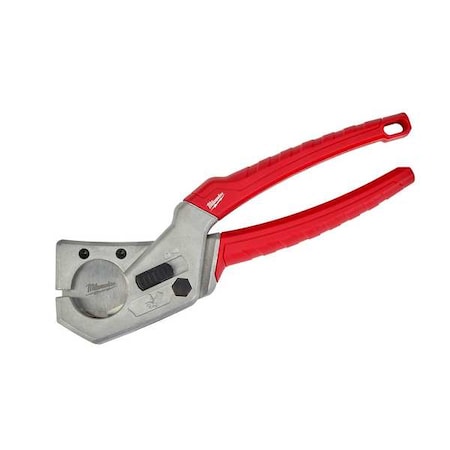 Milwaukee Tool Lever Tubing Cutter for PEX, Plastic and Rubber, 1 in OD Cutting Cap, 9 in L 48-22-4204