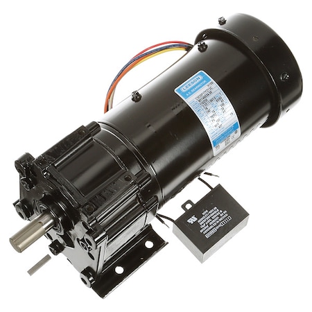 Leeson AC Gearmotor, 103 in-lb Max. Torque, 90 RPM Nameplate RPM, 115/230V AC Voltage, Single Phase M1145034.00
