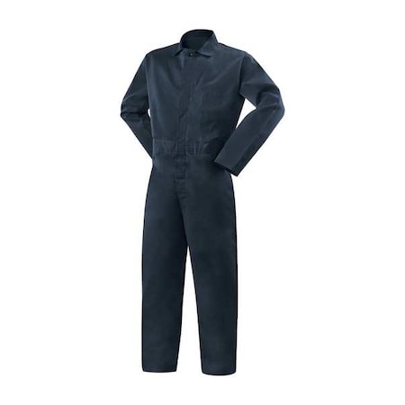 Steiner FR Cotton Coveralls, 4XL, 32 in Inseam, Cotton, Snap 1065-4X