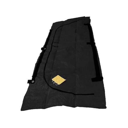 Fsi Cadaver Bag, Vinyl, 92-1/2" L, 36" W, Black F-DISFEMA-B