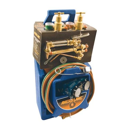 Zoro Select Medium/Heavy Duty Portable Welding/Cutting/Brazing Outfit, AMERIFLAME Series, Acetylene, MD1350CA TI350T