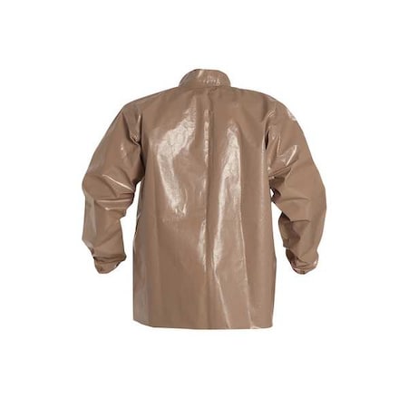 Dupont Tychem 5000 Lab Jacket, Tychem(R) 5000, Hook-and-Loop Closure, Tan, XL, 6 PK C3670TTNXL000600
