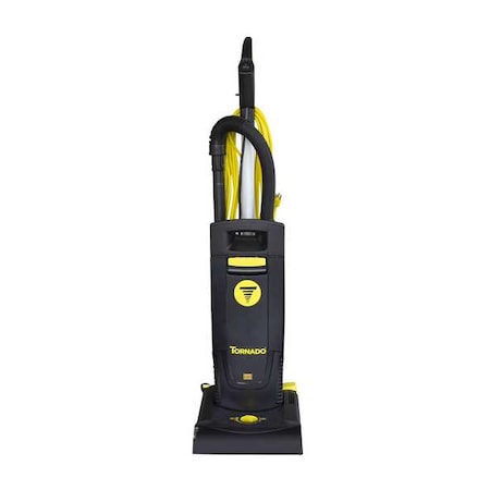 Tornado Upright Vacuum Cleaner, Black/Yellow 91430 | Zoro