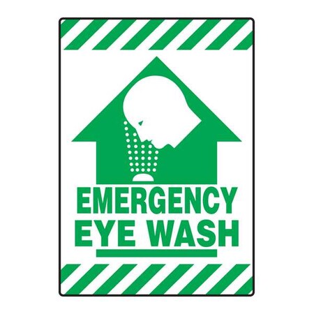 Accuform Floor Sign, Vertical Rectangle, English, PSR633 PSR633