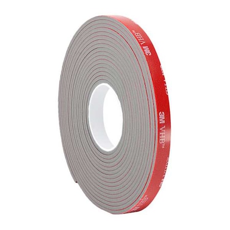 3M Foam Tape, Gray, 5 yd L, 3/4 in W GPH110GF