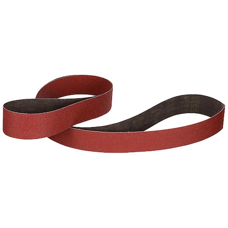 3M Sanding Belt, Coated, Ceramic, 60 Grit, Not Applicable, 767F, Maroon 767F