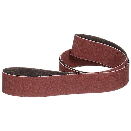 3M Sanding Belt, Coated, Ceramic, 60 Grit, Not Applicable, 767F, Maroon 767F
