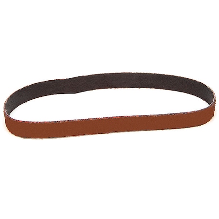 3M Sanding Belt, Coated, Ceramic, 80 Grit, Not Applicable, 767F, Maroon 767F