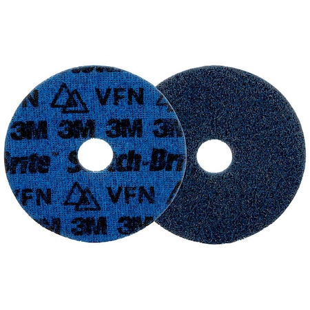 Scotch-Brite Hook-and-Loop Surface Conditioning Disc, 4 1/2 in Dia, Ceramic, Not Applicable Grit, Non-Woven Type PN-DH