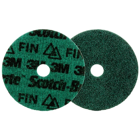 Scotch-Brite Hook-and-Loop Surface Conditioning Disc, 4 in Dia, Ceramic, Not Applicable Grit, Non-Woven Type PN-DH