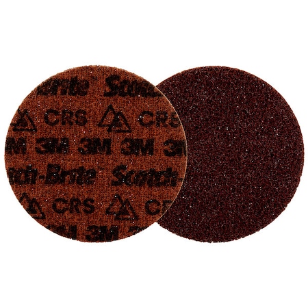 Scotch-Brite Hook-and-Loop Surface Conditioning Disc, 5 in Dia, Ceramic, Not Applicable Grit, Non-Woven Type PN-DH