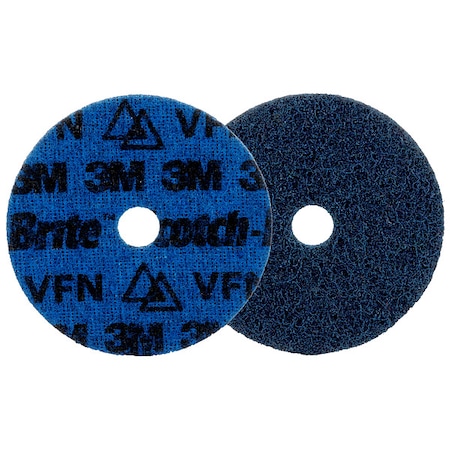 Scotch-Brite Hook-and-Loop Surface Conditioning Disc, 4 in Dia, Ceramic, Not Applicable Grit, Non-Woven Type PN-DH