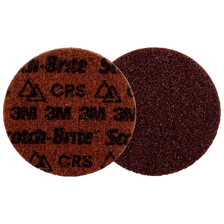 Scotch-Brite Hook-and-Loop Surface Conditioning Disc, 4 in Dia, Ceramic, Not Applicable Grit, Non-Woven Type PN-DH