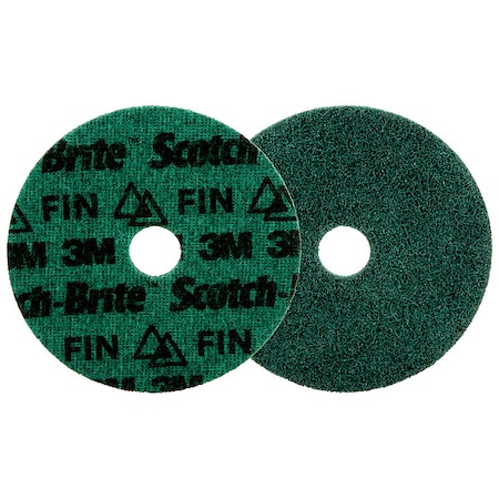Scotch-Brite Hook-and-Loop Surface Conditioning Disc, 5 in Dia, Ceramic, Not Applicable Grit, Non-Woven Type PN-DH