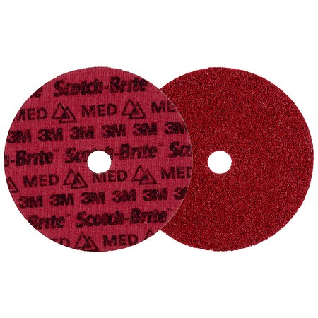 Scotch-Brite Hook-and-Loop Surface Conditioning Disc, 7 in Dia, Ceramic, Not Applicable Grit, Non-Woven Type PN-DH