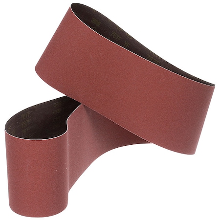 3M Sanding Belt, Coated, Ceramic, 60 Grit, Not Applicable, 767F, Maroon 767F