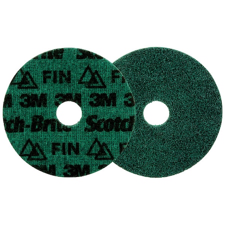 Scotch-Brite Hook-and-Loop Surface Conditioning Disc, 4 1/2 in Dia, Ceramic, Not Applicable Grit, Non-Woven Type PN-DH