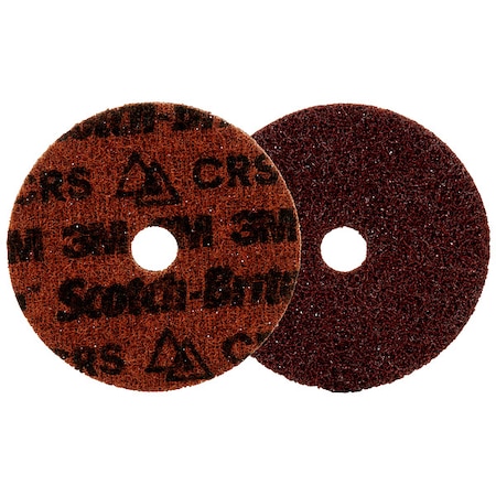 Scotch-Brite Hook-and-Loop Surface Conditioning Disc, 4 in Dia, Ceramic, Not Applicable Grit, Non-Woven Type PN-DH