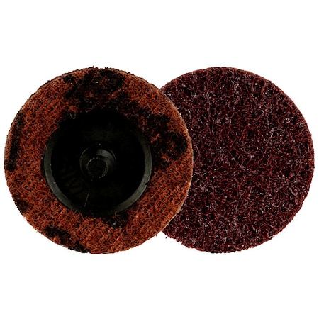 Scotch-Brite Precision Surf-Cond Disc, 2in Dia, TR, PK25 PN-DR