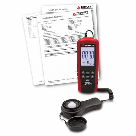 Triplett LightMeter, +/-3%Light ACC", FullSize,  LT65-NIST