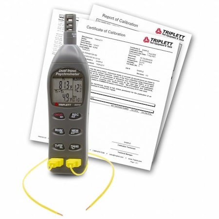 Triplett DUALINPUTTEMPFORSUPERHEAT, Onboard, NIST RHT37-NIST