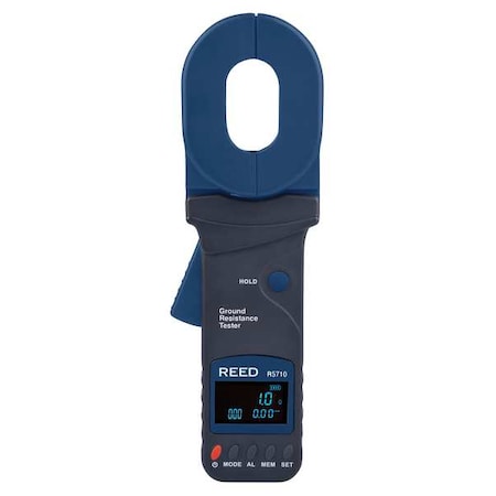 Reed Instruments Earth Ground Tester, LCD, Case R5710