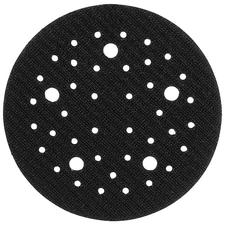 3M Low Profile Hook-and-Loop Disc Backup Pad, 5 in Dia, Multi-Hole, Xtract 7100273845