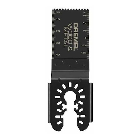 Dremel OscillatingToolBlade, L:1 11/16", Bi-Metal MM482U