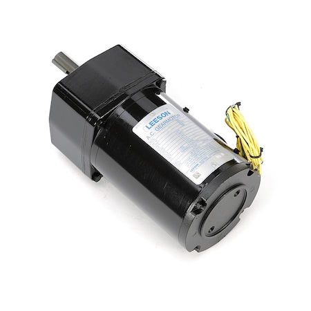 Leeson AC Gearmotor, 341 oz-ft Max. Torque, 9 RPM Nameplate RPM, 110V Voltage, Single Phase 096001.00