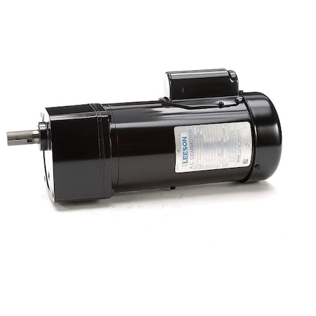 Leeson AC Gearmotor, 320 lb-in Max. Torque, 58 RPM Nameplate RPM, 115/230V Voltage, Single Phase 096049.00
