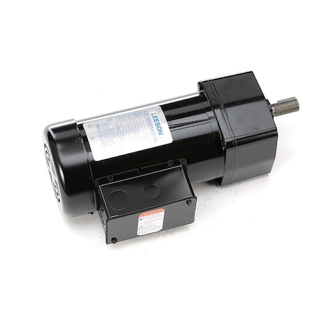 Leeson AC Gearmotor, 109 lb-in Max. Torque, 173 RPM Nameplate RPM, 230V Voltage, Three Phase 096015.00
