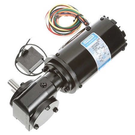 Leeson AC Gearmotor, 40 lb-in Max. Torque, 58 RPM Nameplate RPM, 115V Voltage, Single Phase M1125082.00