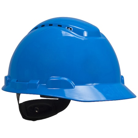 3M Hard Hat, HDPE, Pressure Diffusion Ratchet Suspension, Type 1, Class C, Blue 76244-NUV-H703VL