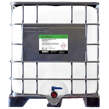 Bio-Ex Firefighting Foam, Tote, 265 gal F05.10.0019