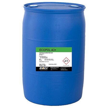 Bio-Ex Firefighting Foam, Drum, 55 gal F05.14.0516