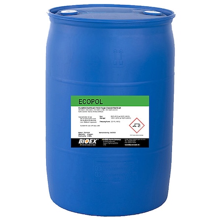 BIO-EX Firefighting Foam, Drum, 55 gal F05.02.1516