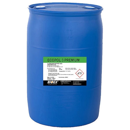 Bio-Ex Firefighting Foam, Drum, 55 gal F05.12.0516