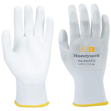 Honeywell Cut-Resistant Gloves, Cut Level A2 , PU , Rough , XL ( 10 ) 1 PR NPF22-7113W-10/XL