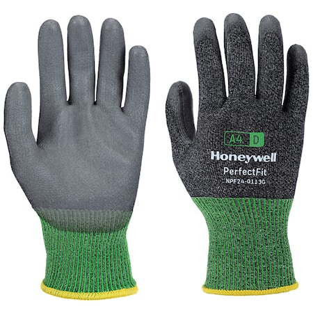 Honeywell Cut-Resistant Gloves, Cut Level A4 , PU , Rough , 2XL 1 PR NPF24-0113G-11/XXL