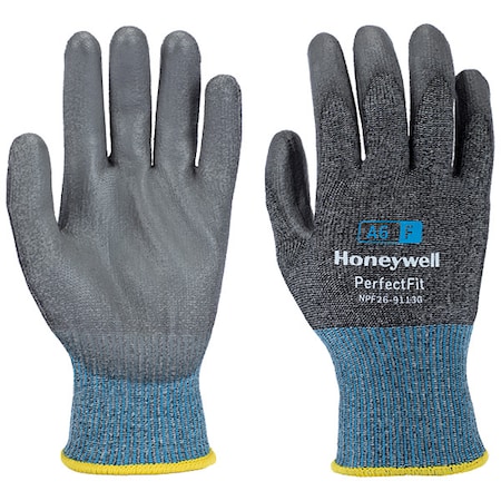 Honeywell Cut-Resistant Gloves, Cut Level A6 , PU , Rough , M ( 8 ) 1 PR NPF26-9113G-8/M