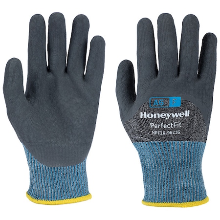 Honeywell Cut-Resistant Gloves, Cut Level A6 , Natural Rubber , Rough , XL ( 10 ) 1 PR NPF26-9623G-10/XL