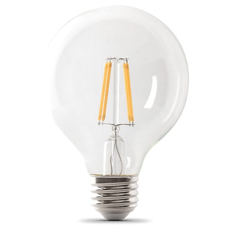 Feit Electric LED, 3.8 W, G25, Medium Screw (E26), PK3 G2540/927CA/FIL/3/RP